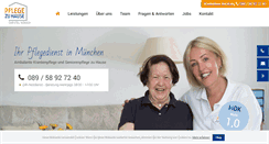 Desktop Screenshot of pflegezuhause-henoch.de